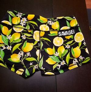 Savage lemon shorts